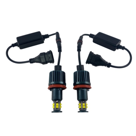 120W led για γνήσια angel eyes για BMW E60 2008+ / E90 2008+ / X6 / E70 X5 2007+ - τύπου H8 - 2τμχ.