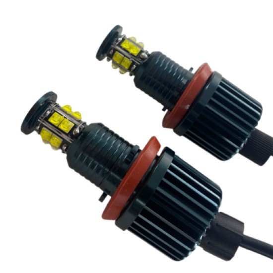 120W led για γνήσια angel eyes για BMW E60 2008+ / E90 2008+ / X6 / E70 X5 2007+ - τύπου H8 - 2τμχ.