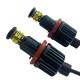 120W led για γνήσια angel eyes για BMW E60 2008+ / E90 2008+ / X6 / E70 X5 2007+ - τύπου H8 - 2τμχ.