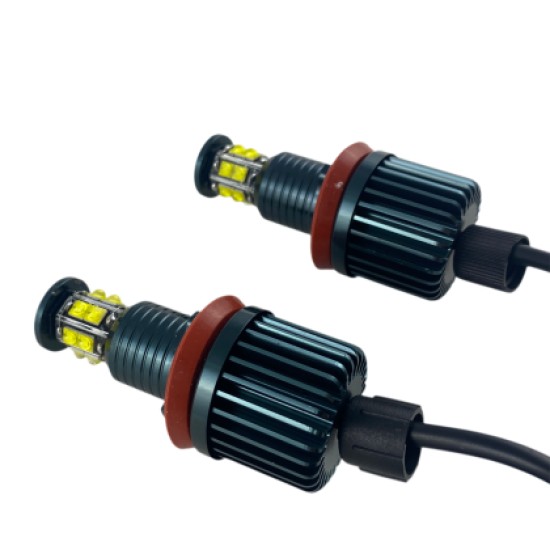 120W led για γνήσια angel eyes για BMW E60 2008+ / E90 2008+ / X6 / E70 X5 2007+ - τύπου H8 - 2τμχ.