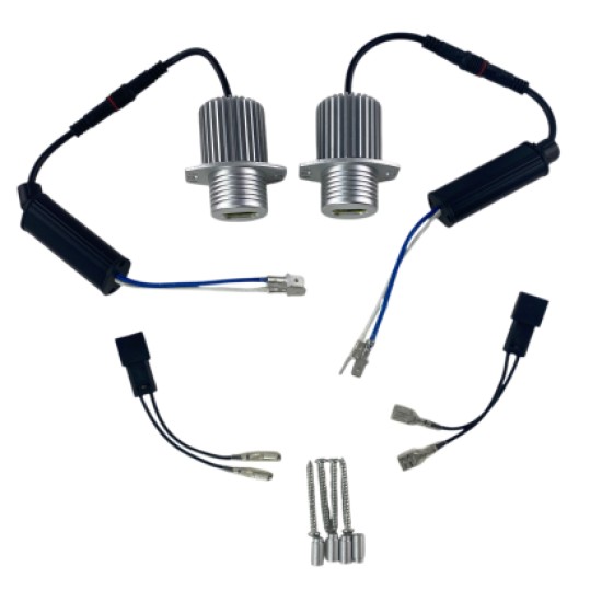 80W led για γνήσια angel eyes για BMW E90 / E91 - λευκό χρώμα - 2τμχ.