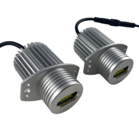 80W led για γνήσια angel eyes για BMW E90 / E91 - λευκό χρώμα - 2τμχ.