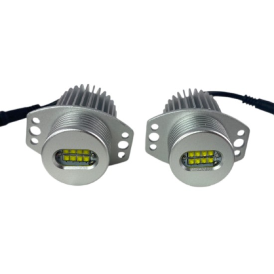 80W led για γνήσια angel eyes για BMW E90 / E91 - λευκό χρώμα - 2τμχ.