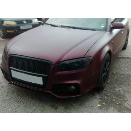 Προφυλακτήρας εμπρός για Audi A4 B7 8E (2004-2008) - S-Line Design με ανοίγματα για parktronic  και πιτσιλίθρες