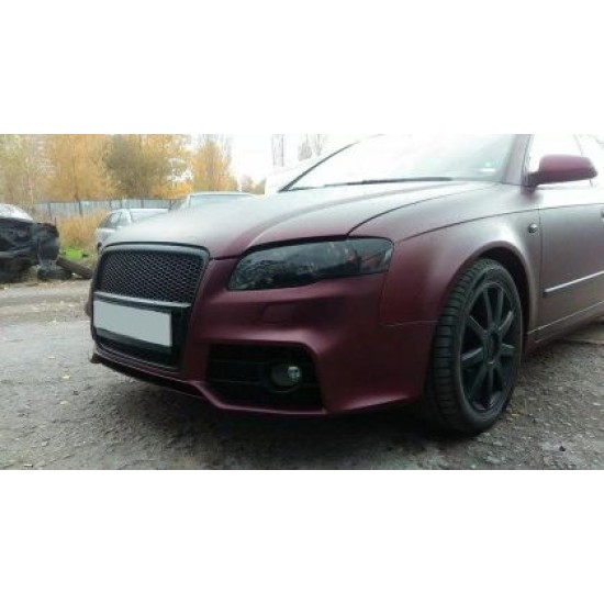 Προφυλακτήρας εμπρός για Audi A4 B7 8E (2004-2008) - S-Line Design με ανοίγματα για parktronic  και πιτσιλίθρες