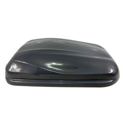 Μπαγκαζιέρα οροφής Junior Altro 140x90x38cm με μονό άνοιγμα με κλειδί, 370 λίτρα - Γκρι γυαλιστερή Μπαγκαζιέρα οροφής Junior Altro 140x90x38cm με μονό άνοιγμα με κλειδί, 370 λίτρα - Γκρι γυαλιστερή