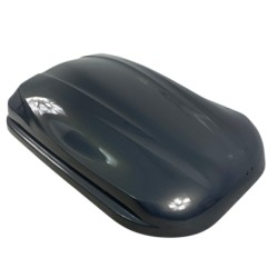 Μπαγκαζιέρα οροφής Junior Altro 140x90x38cm με μονό άνοιγμα με κλειδί, 370 λίτρα - Γκρι γυαλιστερή Μπαγκαζιέρα οροφής Junior Altro 140x90x38cm με μονό άνοιγμα με κλειδί, 370 λίτρα - Γκρι γυαλιστερή