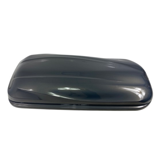 Μπαγκαζιέρα οροφής Junior Altro 185x80x41cm με διπλό άνοιγμα με κλειδί, 460 λίτρα - Γκρι υαλιγστερή