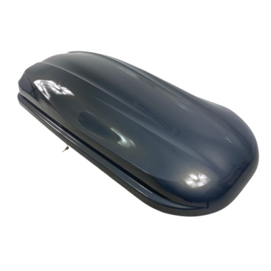 Μπαγκαζιέρα οροφής Junior Altro 185x80x41cm με διπλό άνοιγμα με κλειδί, 460 λίτρα - Γκρι υαλιγστερή