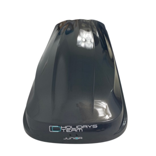 Μπαγκαζιέρα οροφής Junior Altro 185x80x41cm με διπλό άνοιγμα με κλειδί, 460 λίτρα - Γκρι υαλιγστερή