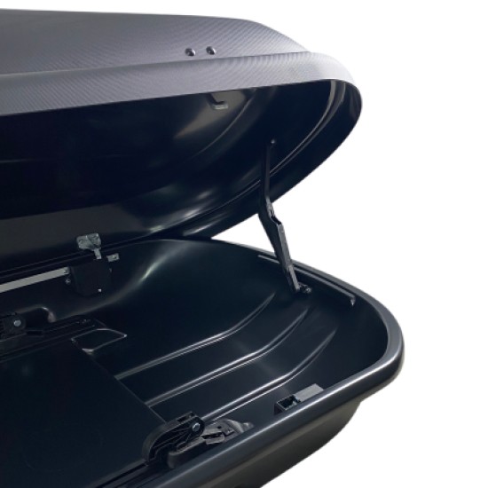 Μπαγκαζιέρα οροφής Junior Xtreme 2 195x78x39cm με διπλό άνοιγμα και κλειδί, 445 λίτρα - μαύρη Μπαγκαζιέρα οροφής Junior Xtreme 2 195x78x39cm με διπλό άνοιγμα και κλειδί, 445 λίτρα - μαύρη