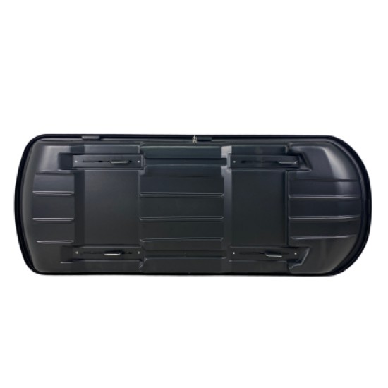Μπαγκαζιέρα οροφής Junior Xtreme 2 195x78x39cm με διπλό άνοιγμα και κλειδί, 445 λίτρα - μαύρη Μπαγκαζιέρα οροφής Junior Xtreme 2 195x78x39cm με διπλό άνοιγμα και κλειδί, 445 λίτρα - μαύρη