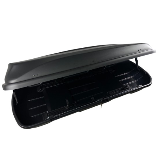 Μπαγκαζιέρα οροφής Junior Xtreme 2 195x78x39cm με διπλό άνοιγμα και κλειδί, 445 λίτρα - μαύρη Μπαγκαζιέρα οροφής Junior Xtreme 2 195x78x39cm με διπλό άνοιγμα και κλειδί, 445 λίτρα - μαύρη