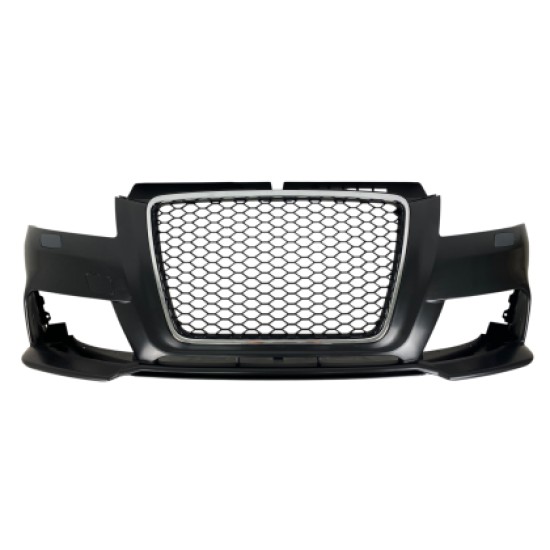 Προφυλακτήρας εμπρός για Audi A3 (2008-2012) - RS3 design  με ανοίγματα για πιτσιλίθρες