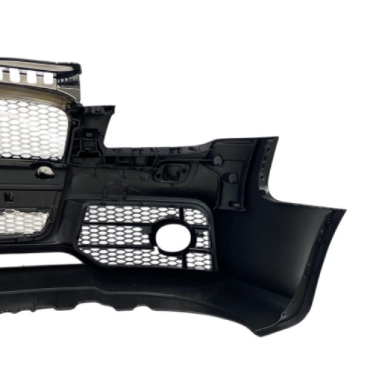 Προφυλακτήρας εμπρός για Audi A4 B7 8E (2004-2008) - S Line Design με γρίλια χρωμίου,  με ανοίγματα για πιτσιλίθρες