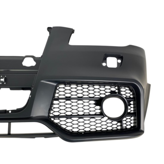 Προφυλακτήρας εμπρός για Audi A4 B7 8E (2004-2008) - S Line Design με γρίλια χρωμίου,  με ανοίγματα για πιτσιλίθρες