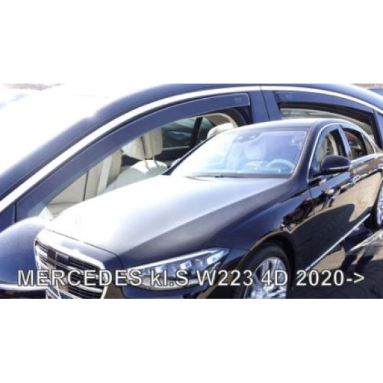 Ανεμοθραύστες για Mercedes S-Class W223 (2020+) sedan - 4τμχ. εμπρός και πίσω