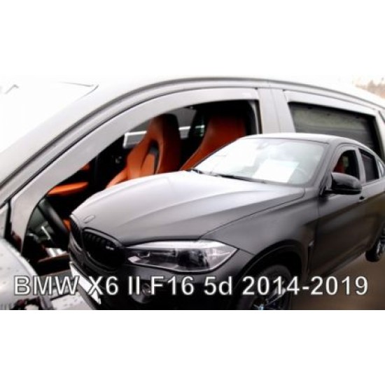 Ανεμοθραύστες για BMW X6 F16 (2014-2019) - 4τμχ. εμπρός και πίσω