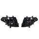 Φανάρια εμπρός led angel eyes για Nissan Navara / Pathfinder (2005-2009) - chrome , με λάμπες (Η1) - σετ 2τμχ.