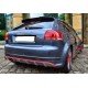 Αεροτομή οροφής για Audi A3 (2003-2012) S3 Design 3πορτο - μαύρη γυαλιστερή