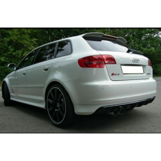 Αεροτομή οροφής για Audi A3 (2003-2012) S3 Design 5πορτο - μαύρη γυαλιστερή
