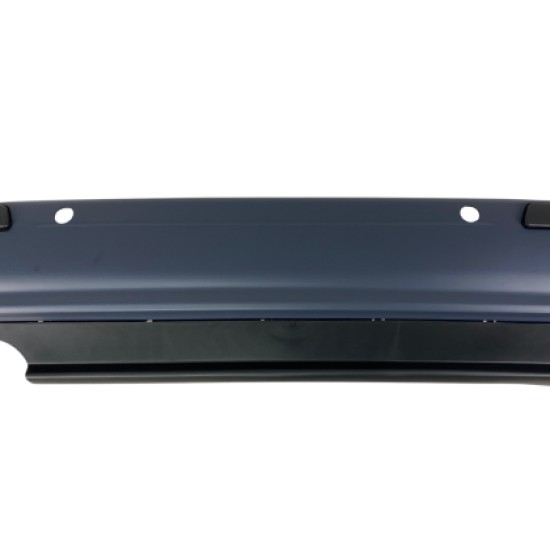 Πίσω προφυλακτήρας για BMW E39 sedan με μονό diffuser - M5 design με ανοίγματα για parktronic