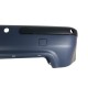 Πίσω προφυλακτήρας για BMW E39 sedan με μονό diffuser - M5 design με ανοίγματα για parktronic