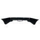 Πίσω προφυλακτήρας για BMW E39 sedan με μονό diffuser - M5 design με ανοίγματα για parktronic