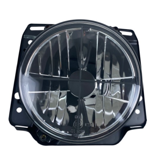 Φανάρια εμπρός με σταυρό Vw Golf II (1983-1993) - chrome ,  χωρίς  λάμπες (Η 4 ) - σετ 2τμχ.