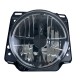 Φανάρια εμπρός με σταυρό Vw Golf II (1983-1993) - chrome ,  χωρίς  λάμπες (Η 4 ) - σετ 2τμχ.