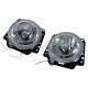 Φανάρια εμπρός angel eyes για Vw Golf II (1983-1993) - chrome ,  χωρίς  λάμπες (Η 4 ) - σετ 2τμχ.