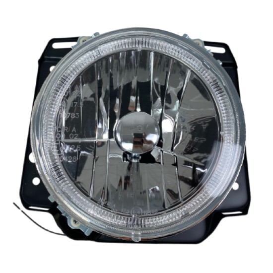 Φανάρια εμπρός angel eyes για Vw Golf II (1983-1993) - chrome ,  χωρίς  λάμπες (Η 4 ) - σετ 2τμχ.