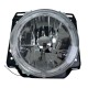 Φανάρια εμπρός angel eyes για Vw Golf II (1983-1993) - chrome ,  χωρίς  λάμπες (Η 4 ) - σετ 2τμχ.