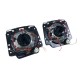 Φανάρια εμπρός angel eyes για Vw Golf II (1983-1993) - chrome ,  χωρίς  λάμπες (Η 4 ) - σετ 2τμχ.