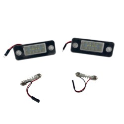 Πλαφονιέρα πίσω πινακίδας για AUDI A8 (2003-2010) - 2 τμχ.