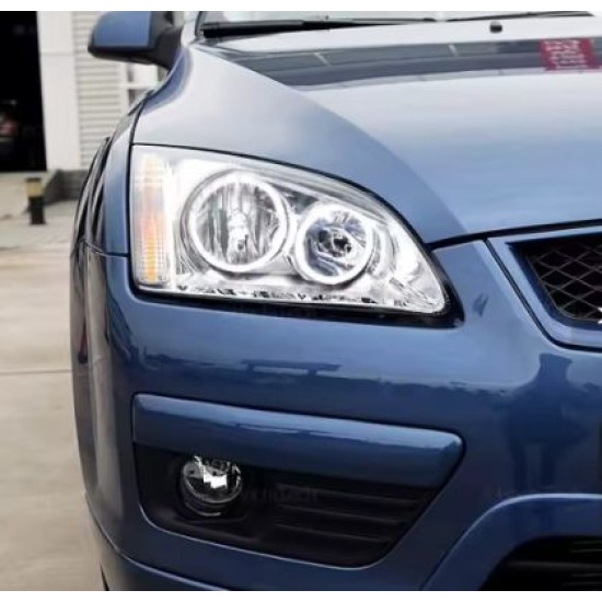 Δαχτυλίδια angel eyes για  Ford Focus MK2 (2004-2008) led - lightbar design - Λευκό χρώμα