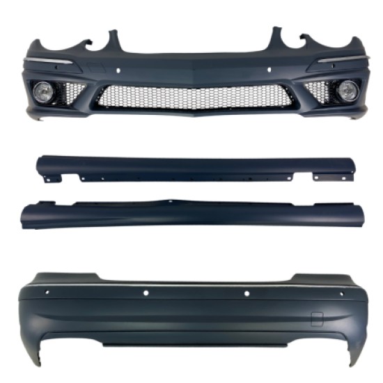 Body kit για E-Class W211 (2006-2008) - AMG E63 design με προβολάκια