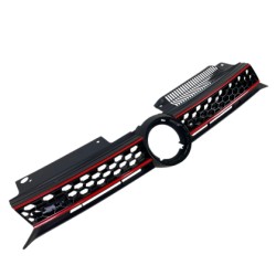 Μάσκα χωρίς σήμα για Vw Golf 6 - GTI design με κόκκινες γρίλιες