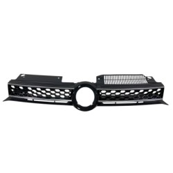 Μάσκα χωρίς σήμα για Vw Golf 6 - GTI design με γρίλιες χρωμίου
