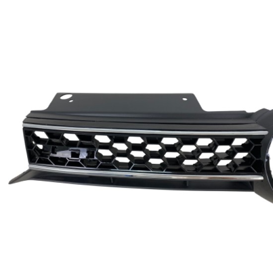 Μάσκα χωρίς σήμα για Vw Golf 6 - GTI design με γρίλιες χρωμίου