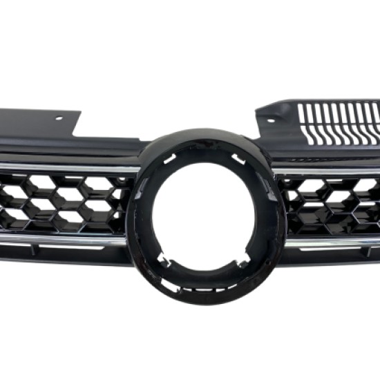 Μάσκα χωρίς σήμα για Vw Golf 6 - GTI design με γρίλιες χρωμίου