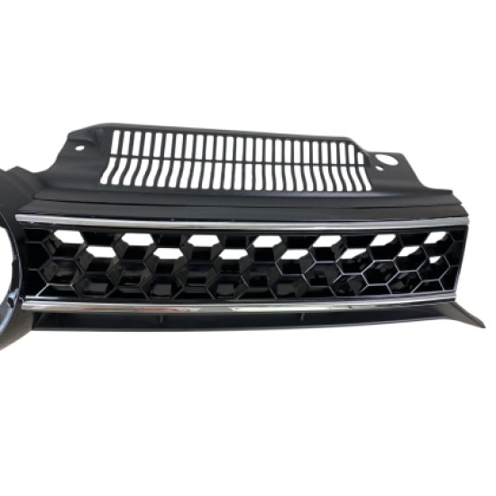 Μάσκα χωρίς σήμα για Vw Golf 6 - GTI design με γρίλιες χρωμίου