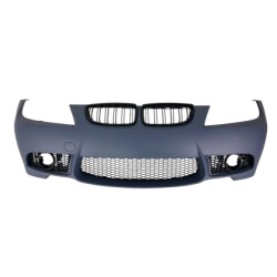 Προφυλακτήρας εμπρός BMW E90 (2008+) - M3 design με καρδιές, άνοιγμα για προβολάκια, χωρίς parktronic