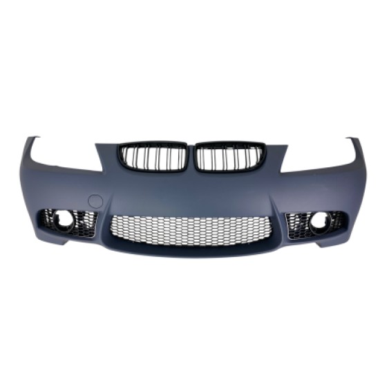 Προφυλακτήρας εμπρός BMW E90 (2008+) - M3 design με καρδιές, άνοιγμα για προβολάκια, χωρίς parktronic