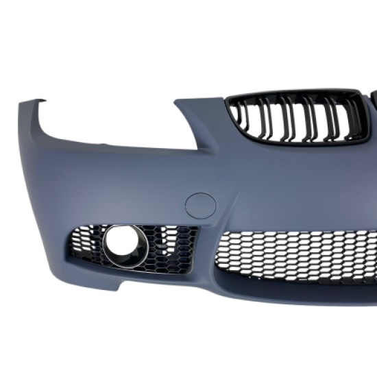 Προφυλακτήρας εμπρός BMW E90 (2008+) - M3 design με καρδιές, άνοιγμα για προβολάκια, χωρίς parktronic