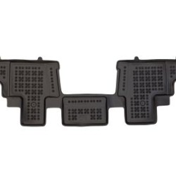 Λαστιχένια πατάκια Rezaw Plast για Renault Trafic (2021+) middle for 3 passenger, with air vents in the floor, doors opening to both sides, fixed seats (not sliding) τύπου σκαφάκι - 1τμχ.