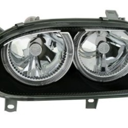 Φανάρια εμπρός angel eyes για Vw Golf 3 R32 design - μαύρα , χωρίς λάμπες (Η7) - σετ 2τμχ.