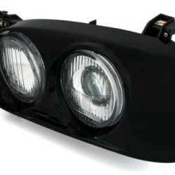 Φανάρια εμπρός με προτζέκτορα για Vw Golf III - MK2 design μαύρα , με λάμπες (Η1) - σετ 2τμχ. Φανάρια εμπρός με προτζέκτορα για Vw Golf III - MK2 design μαύρα , με λάμπες (Η1) - σετ 2τμχ.