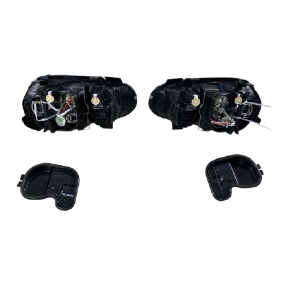 Φανάρια εμπρός για Vw Golf IV R32 - μαύρα , χωρίς λάμπες (Η7) - σετ 2τμχ. Φανάρια εμπρός για Vw Golf IV R32 - μαύρα , χωρίς λάμπες (Η7) - σετ 2τμχ.