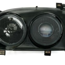 Φανάρια εμπρός με προτζέκτορα για Vw Golf ΙΙΙ -ΜΚ2 design φιμέ , με λάμπες (Η1) - σετ 2τμχ.